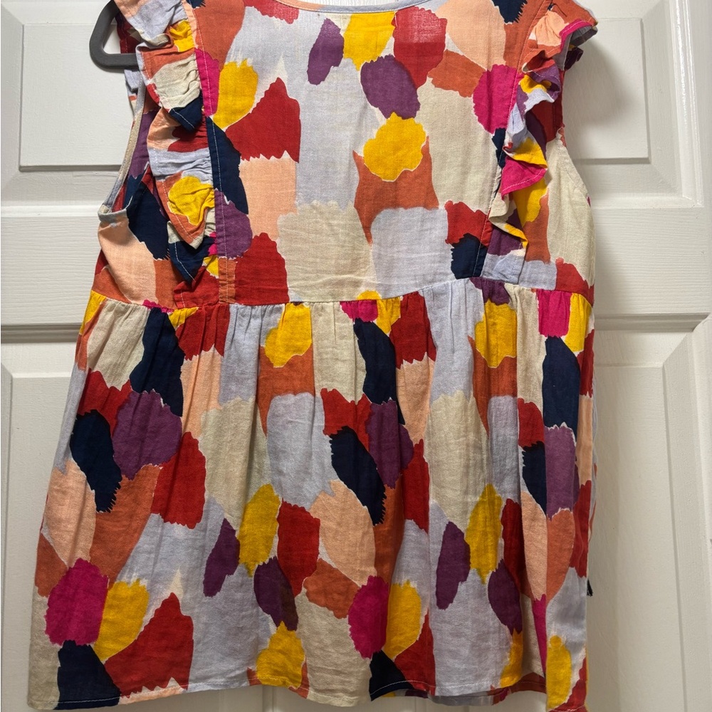 THML Multicolor Ruffle Sleeve Blouse - Picture 2 of 3